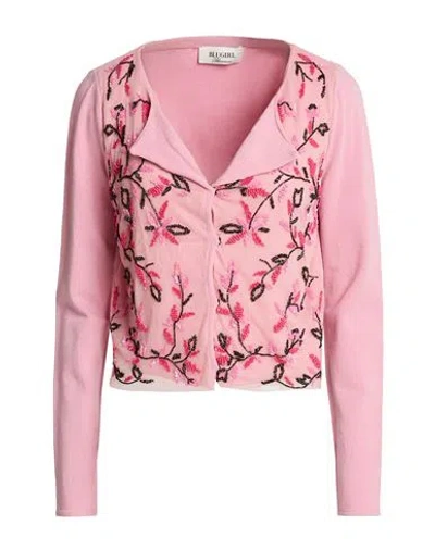 Blugirl Woman Cardigan Pink Size S Viscose, Elastane, Polyester