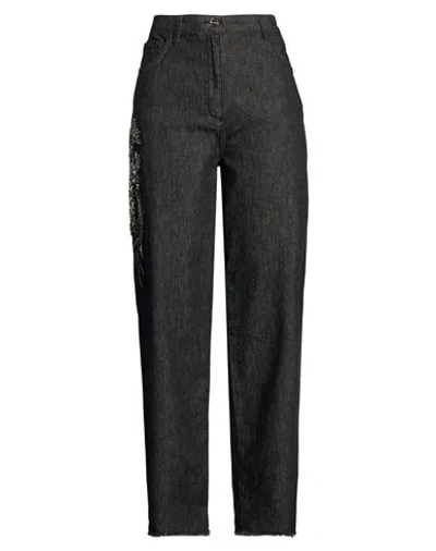 Blugirl Woman Jeans Black Size 26 Cotton