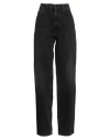 Blugirl Woman Jeans Black Size 30 Recycled Cotton In Black