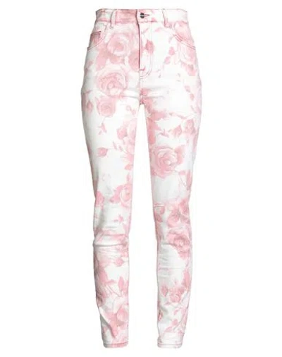 Blugirl Woman Jeans Pink Size 6 Cotton, Elastane