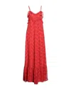 Blugirl Long Dresses In Red