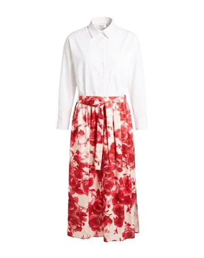 Blugirl Woman Maxi Dress White Size 6 Polyester, Elastane