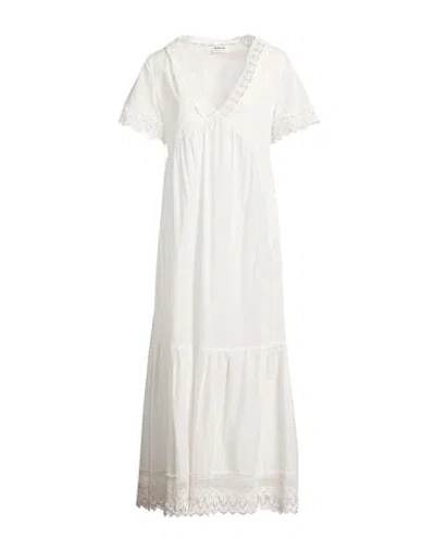 Blugirl Woman Maxi Dress White Size S Cotton