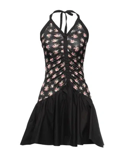 Blugirl Woman Mini Dress Black Size 8 Polyester, Elastane, Cotton