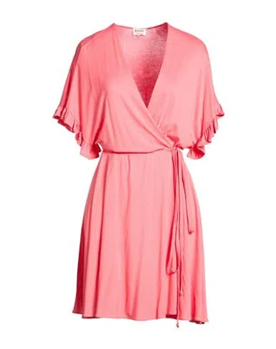 Blugirl Woman Mini Dress Coral Size S Viscose, Elastane In Red
