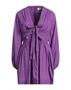 Blugirl Short Dresses In Purple