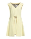 Blugirl Woman Mini Dress Pastel Yellow Size 8 Polyester, Elastane In Yellow