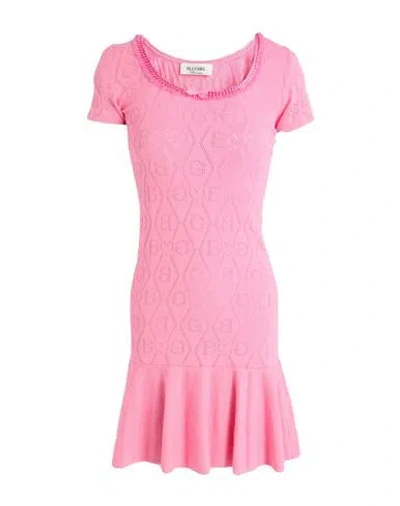 Blugirl Woman Mini Dress Pink Size S Viscose, Polyester