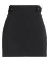 Blugirl Woman Mini Skirt Black Size 8 Polyester, Elastane In Black