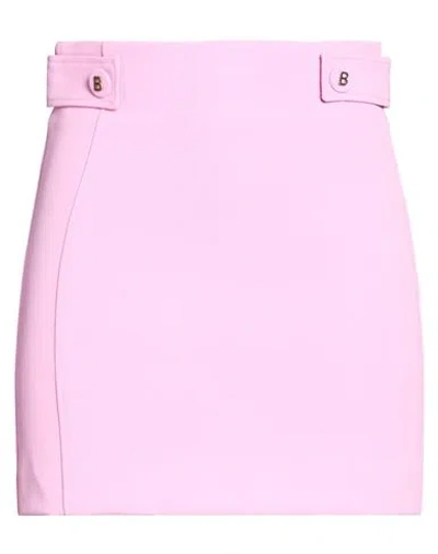 Blugirl Woman Mini Skirt Pink Size 4 Polyester, Elastane