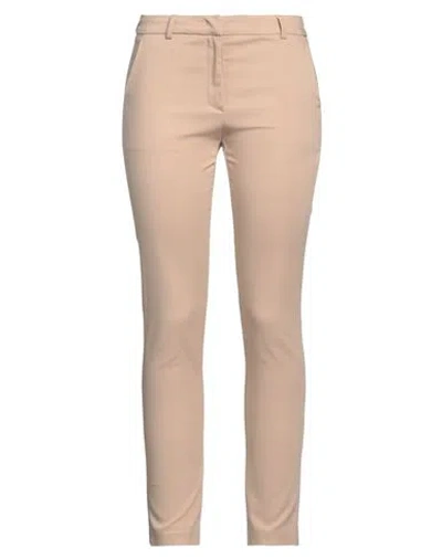 Blugirl Woman Pants Beige Size 4 Cotton, Polyester, Elastane In Neutral