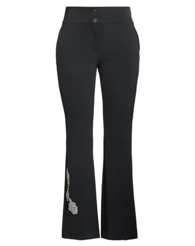 Blugirl Woman Pants Black Size 10 Polyester, Elastane