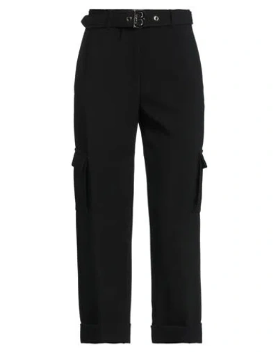 Blugirl Woman Pants Black Size 12 Polyester, Viscose, Elastane