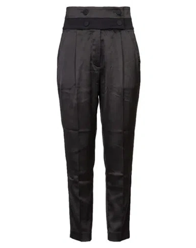 Blugirl Woman Pants Black Size 4 Polyester, Elastane In Multi