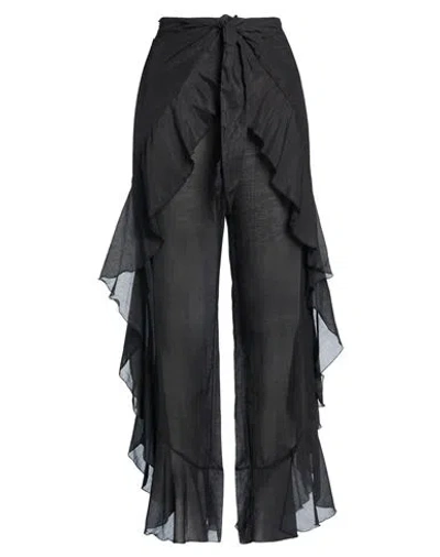 Blugirl Woman Pants Black Size S Cotton, Silk