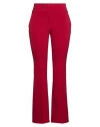 Blugirl Woman Pants Brick Size 8 Polyester, Elastane In Brick