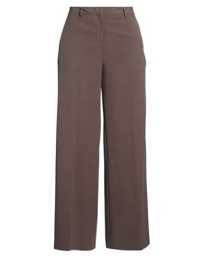 Blugirl Woman Pants Brown Size 10 Polyester, Viscose, Elastane