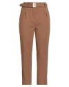Blugirl Woman Pants Camel Size 10 Polyester, Viscose, Elastane In Brown