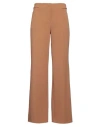 Blugirl Woman Pants Camel Size 6 Polyester, Elastane