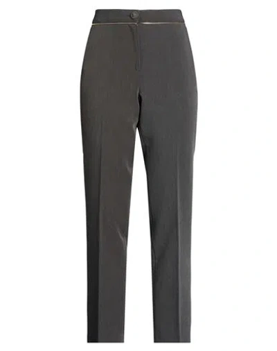 Blugirl Woman Pants Charcoal Size 6 Polyester, Viscose, Elastane In Gray