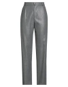 Blugirl Woman Pants Grey Size 6 Recycled Wool, Polyamide, Viscose, Polyester In Gray
