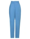 Blugirl Woman Pants Light Blue Size 10 Cotton, Acetate