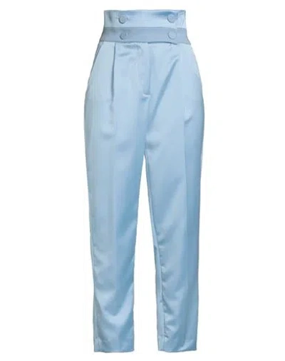 Blugirl Woman Pants Light Blue Size 4 Polyester, Elastane