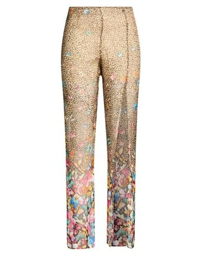 Blugirl Woman Pants Light Brown Size 4 Silk, Viscose