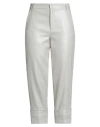 Blugirl Woman Pants Light Grey Size 6 Recycled Wool, Polyamide, Viscose, Polyester In Gray
