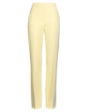 Blugirl Woman Pants Pastel Yellow Size 10 Polyester, Elastane In Gold