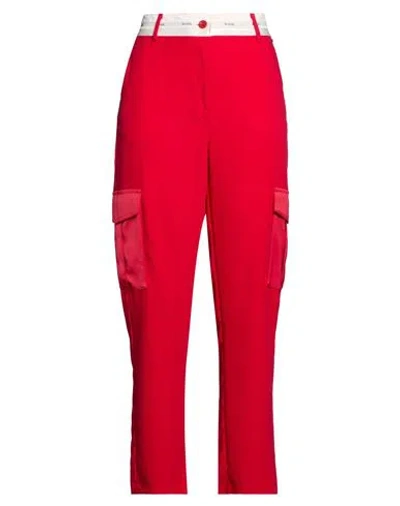 Blugirl Woman Pants Red Size S Polyester
