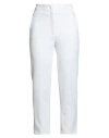 Blugirl Woman Pants White Size 4 Polyester, Elastane In White
