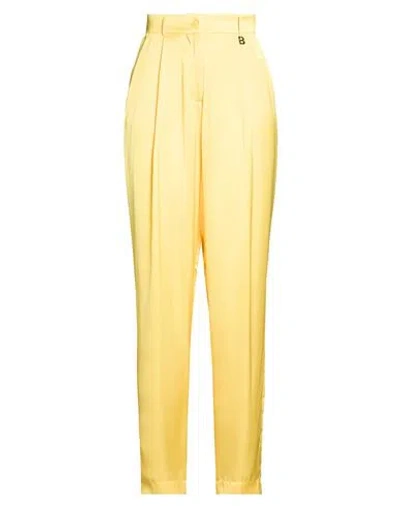 Blugirl Woman Pants Yellow Size 4 Polyester