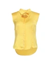 Blugirl Woman Shirt Yellow Size 6 Polyester