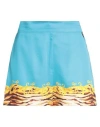 Blugirl Woman Shorts & Bermuda Shorts Azure Size 8 Polyester, Elastane In Blue