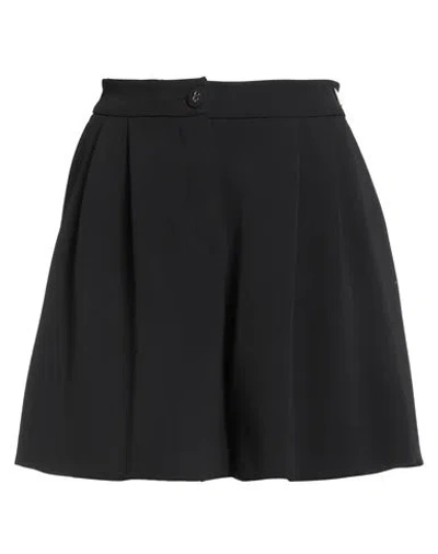 Blugirl Woman Shorts & Bermuda Shorts Black Size 8 Polyester, Elastane