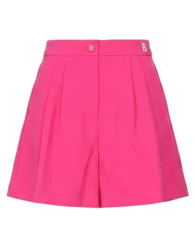 Blugirl Woman Shorts & Bermuda Shorts Fuchsia Size 4 Polyester, Elastane In Pink