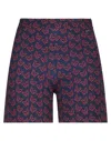 Blugirl Woman Shorts & Bermuda Shorts Midnight Blue Size 8 Polyester, Elastane In Blue