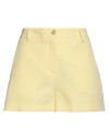 Blugirl Woman Shorts & Bermuda Shorts Pastel Yellow Size 6 Polyester, Elastane In Yellow