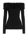 Blugirl Woman Sweater Black Size L Viscose, Polyester, Polyamide