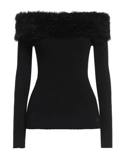 Blugirl Woman Sweater Black Size L Viscose, Polyester, Polyamide