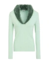 Blugirl Woman Sweater Light Green Size S Viscose, Polyester, Polyamide