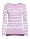 Blugirl Woman Sweater Mauve Size L Viscose, Polyamide