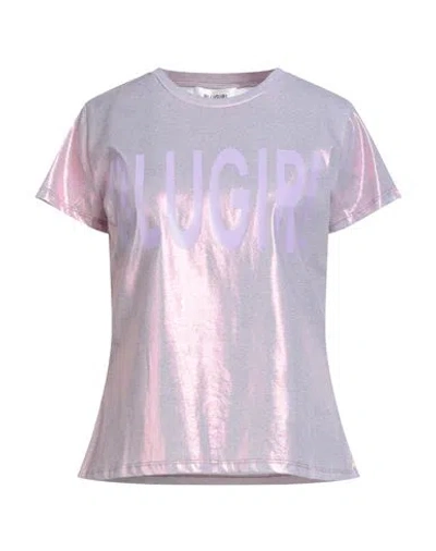 Blugirl Woman T-shirt Pink Size S Cotton, Elastane In Neutral