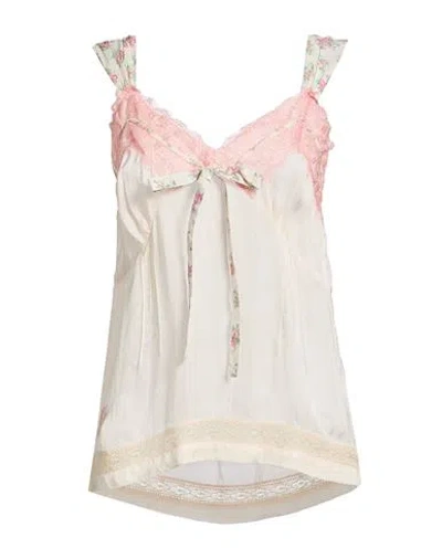 Blugirl Woman Top Blush Size 6 Viscose In Pink