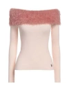 Blugirl Woman Top Light Pink Size M Viscose, Polyester, Polyamide