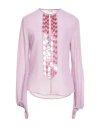 Blugirl Woman Top Lilac Size 10 Polyester In Multi