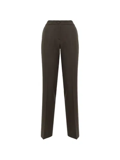 Blugirl Wool Trousers In Brown