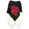 Blugirl White Wool Sweater In Black