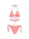 Blugirl Wrap-around Triangle Bikini In Pink
